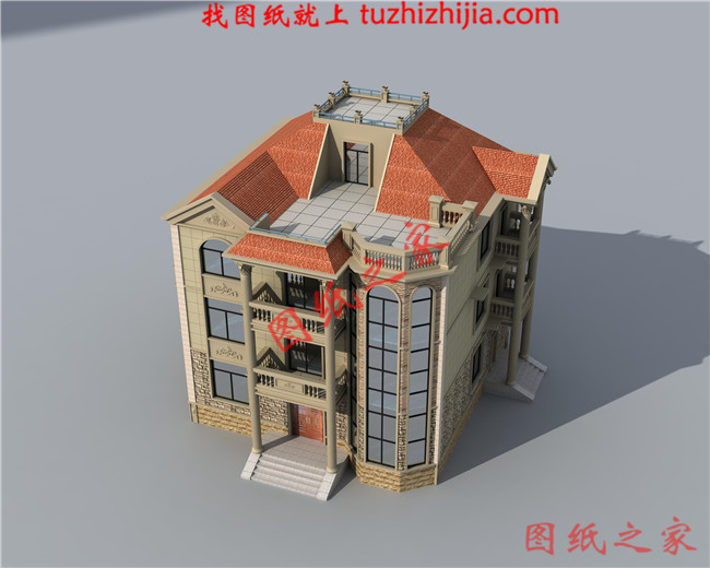 三层复式别墅小洋楼,挑空客厅,布局实用,千万人喜欢的实用户型