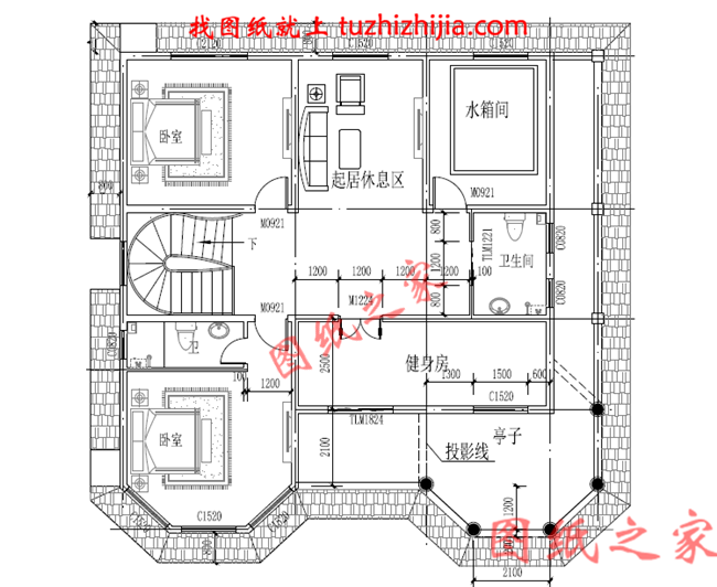 三层新农村住宅房屋设计图，温馨美观的户型