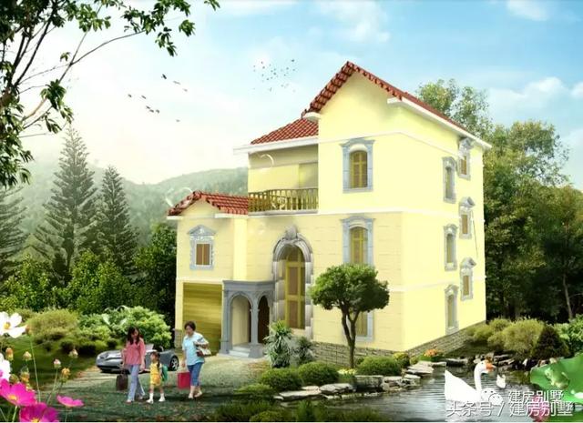 乡村田园别墅外观效果图大全,美不美,自己看