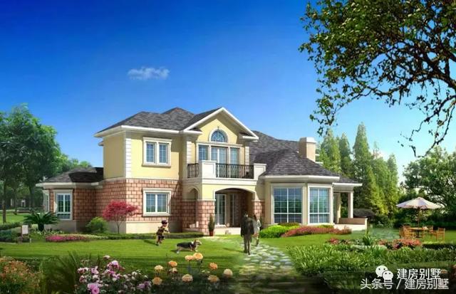 乡村田园别墅外观效果图大全,美不美,自己看
