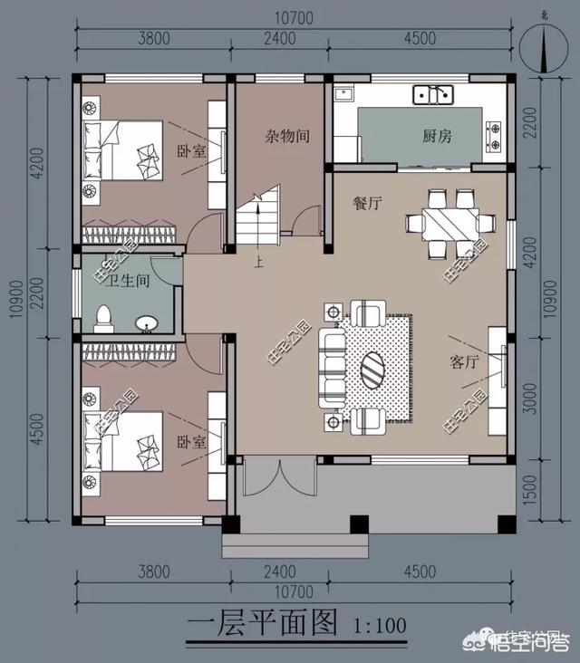 1010米农村建房怎么设计图纸方案