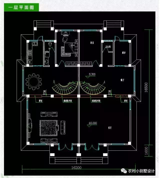 4套经典兄弟双拼别墅户型分享,兄弟一起建省钱又有面子!