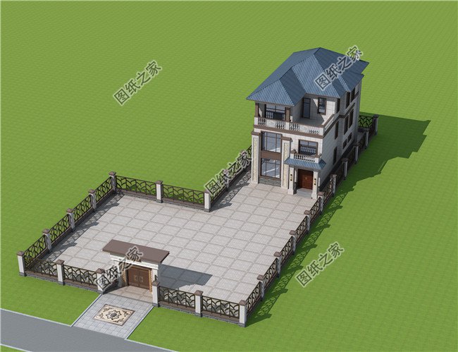 浙江新农村三层房屋设计图纸，农村住宅设计图集