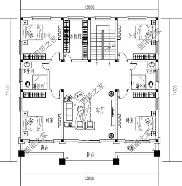 三层自建房设计图,尽享农村幸福生活,非常适合农村建造