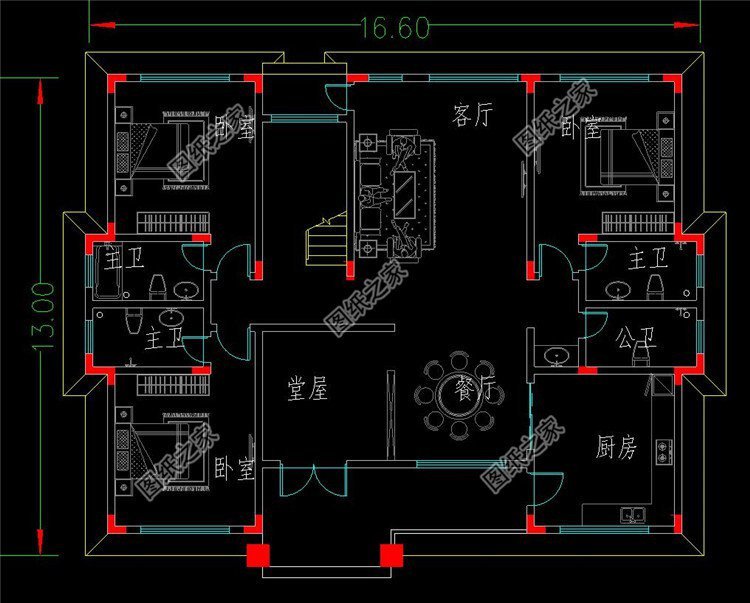 农村二层半平顶建房图纸,让建房更简单