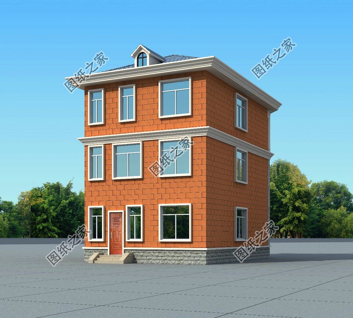 宽7米的农村别墅这三款我都看花眼了