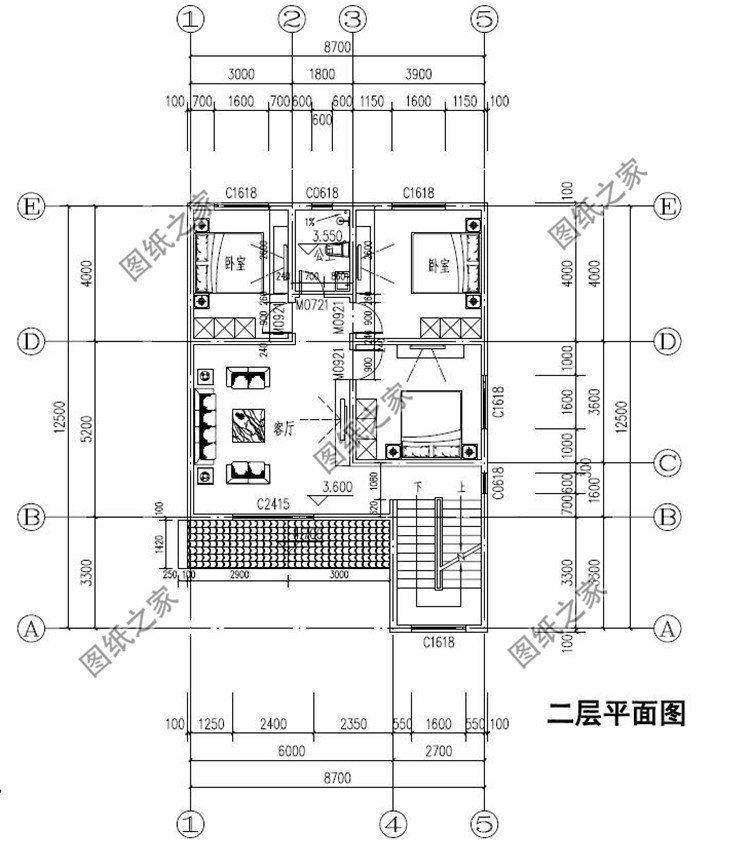 二层平面图