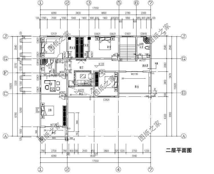 二层平面图