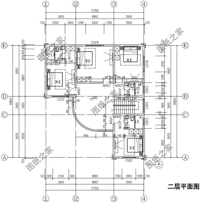 二层平面图