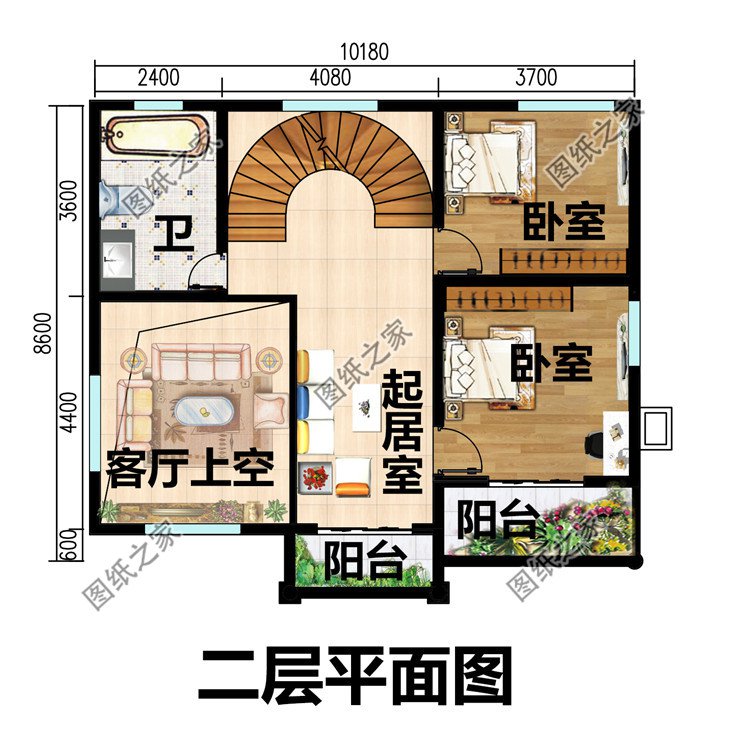 小户型三层别墅设计图