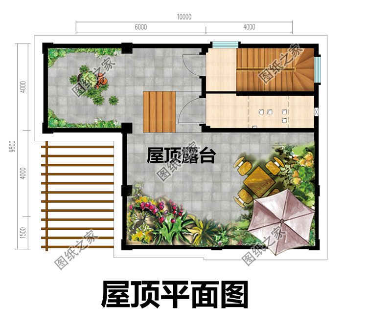 80平方米农村四层房屋设计图纸