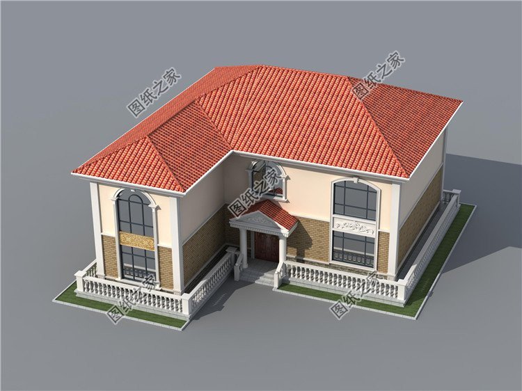 农村7字型自建房图,异形宅基地如何设计完美匹配地基?