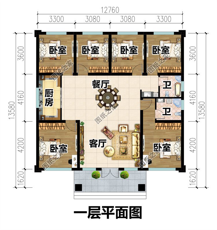 一层农村自建别墅2