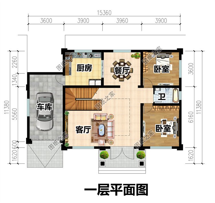 四层自建别墅设计图2