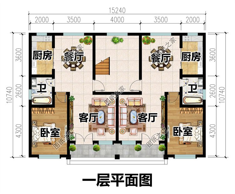 二层双拼自建别墅2