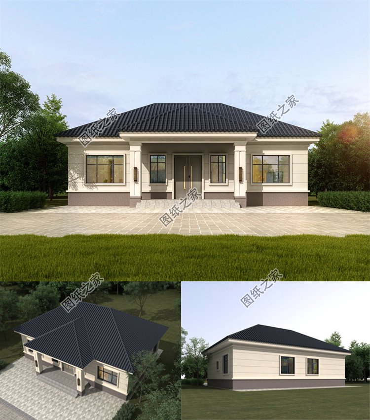 一层农村自建房设计图1