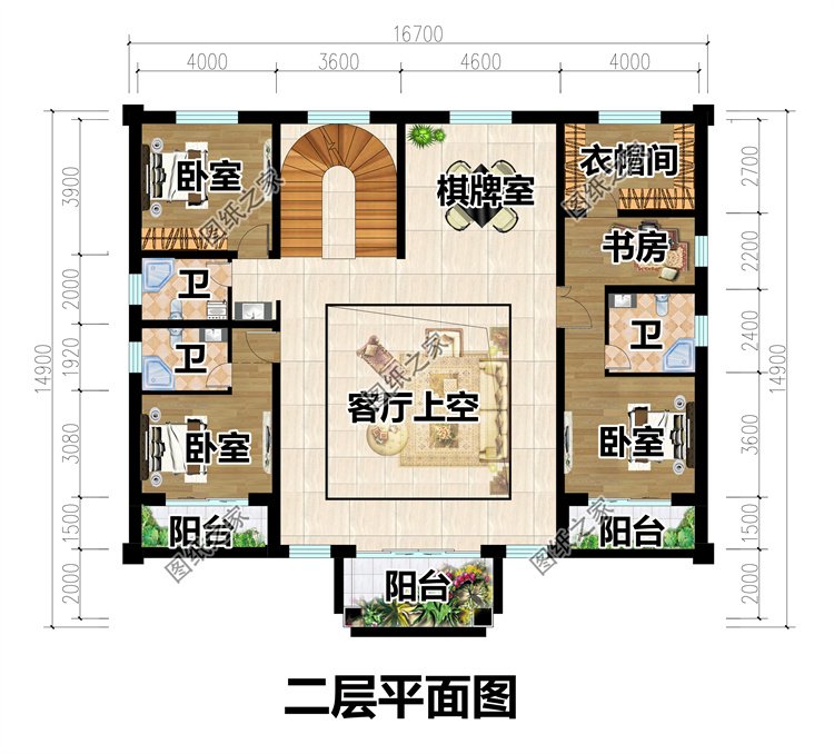 二层复式农村自建房3