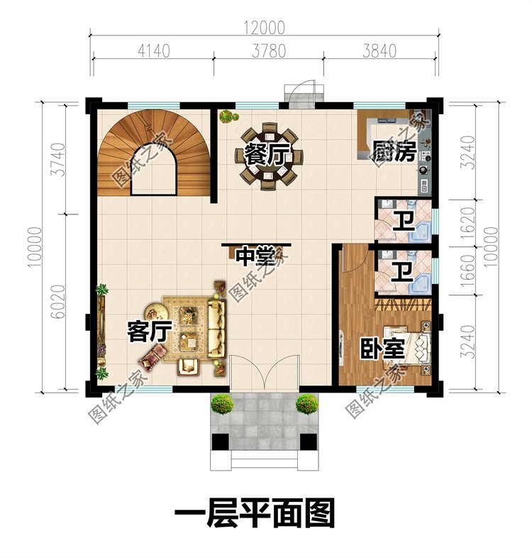 对称新中式自建房2
