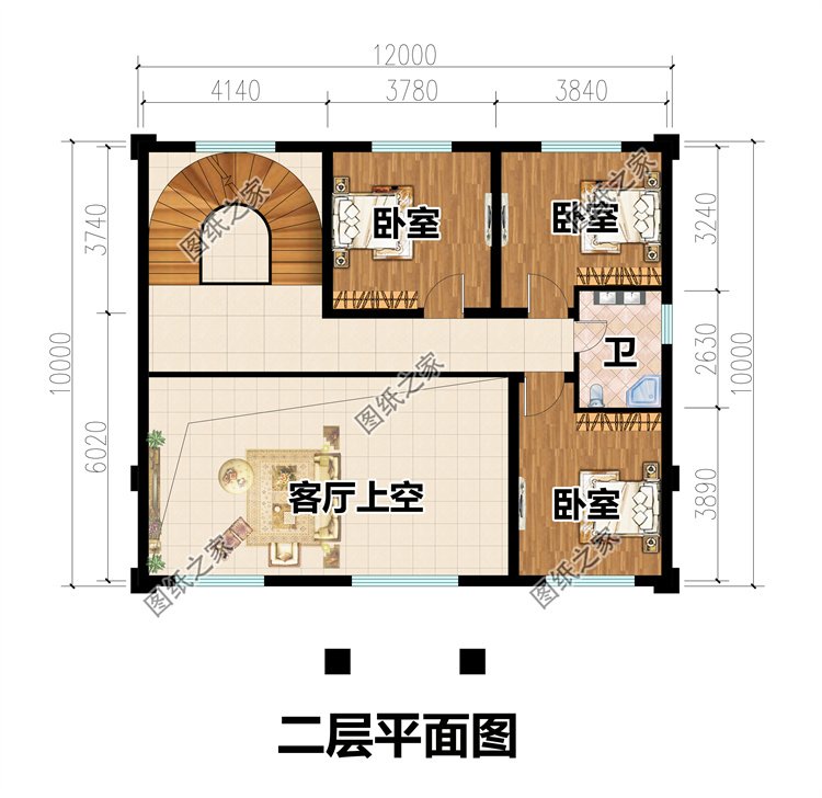 对称新中式自建房3
