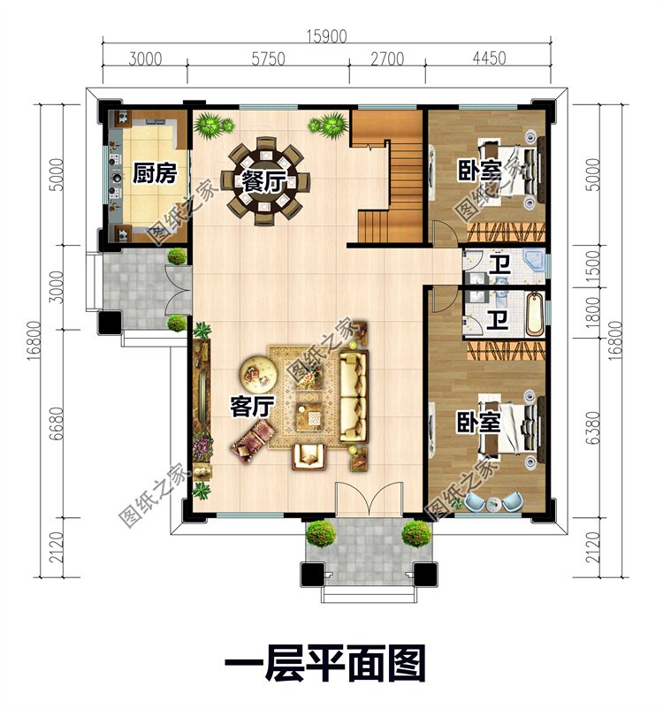 四层复式别墅设计方案2