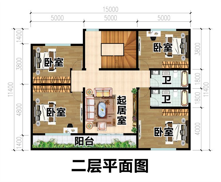 流行爆款农村自建房别墅3
