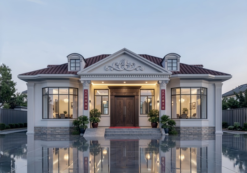 开间13米一层小别墅设计图,设计对了比二层还舒服